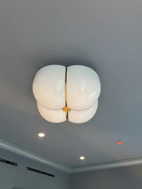 Modern white ceiling fixture